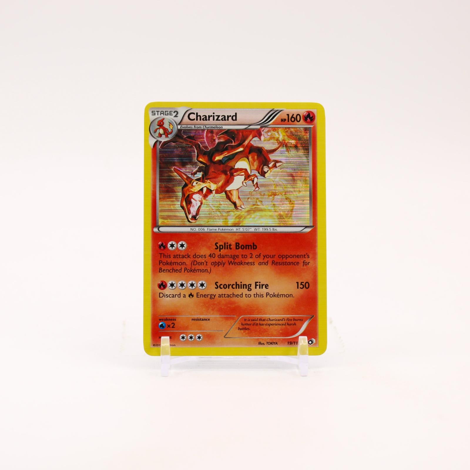 Charizard - 19/113 Legendary Treasures Holo Rare Pokemon - NM/LP