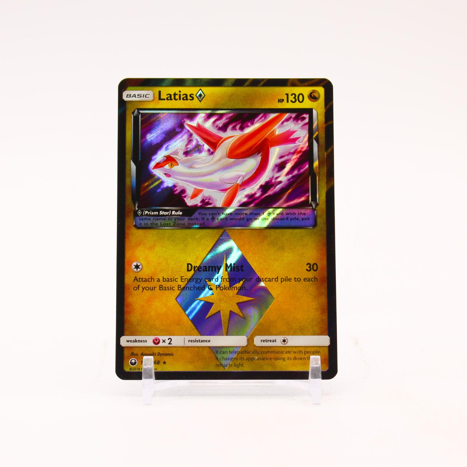 Latias - 107/168 Celestial Storm Holo Prism Star Rare Pokemon - NM/LP