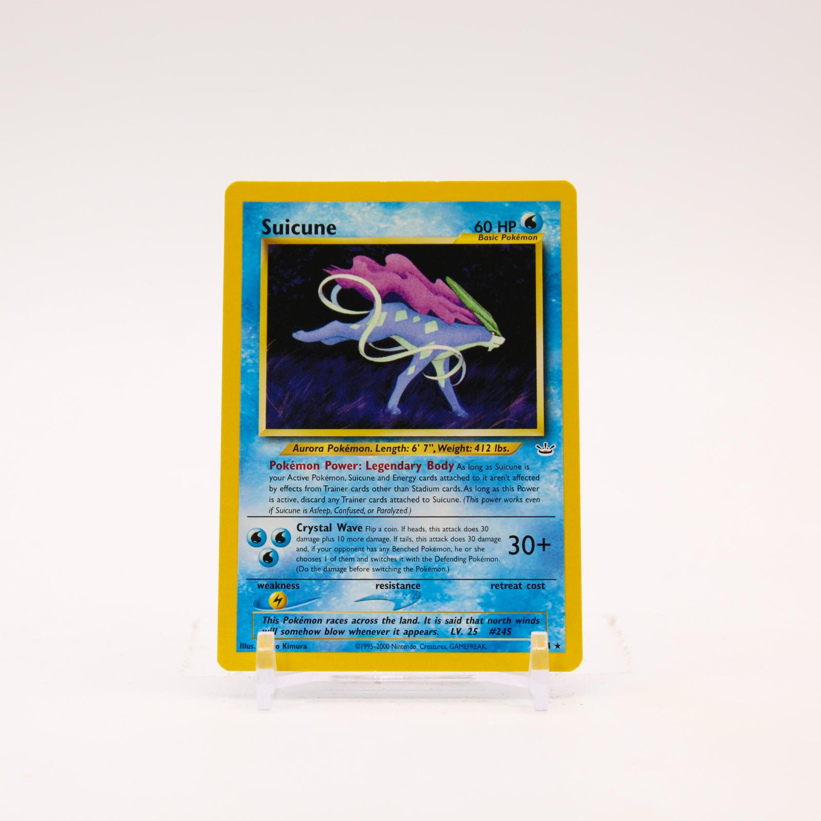 Suicune - 27/64 Neo Revelation Unlimited Rare Pokemon - NM/LP