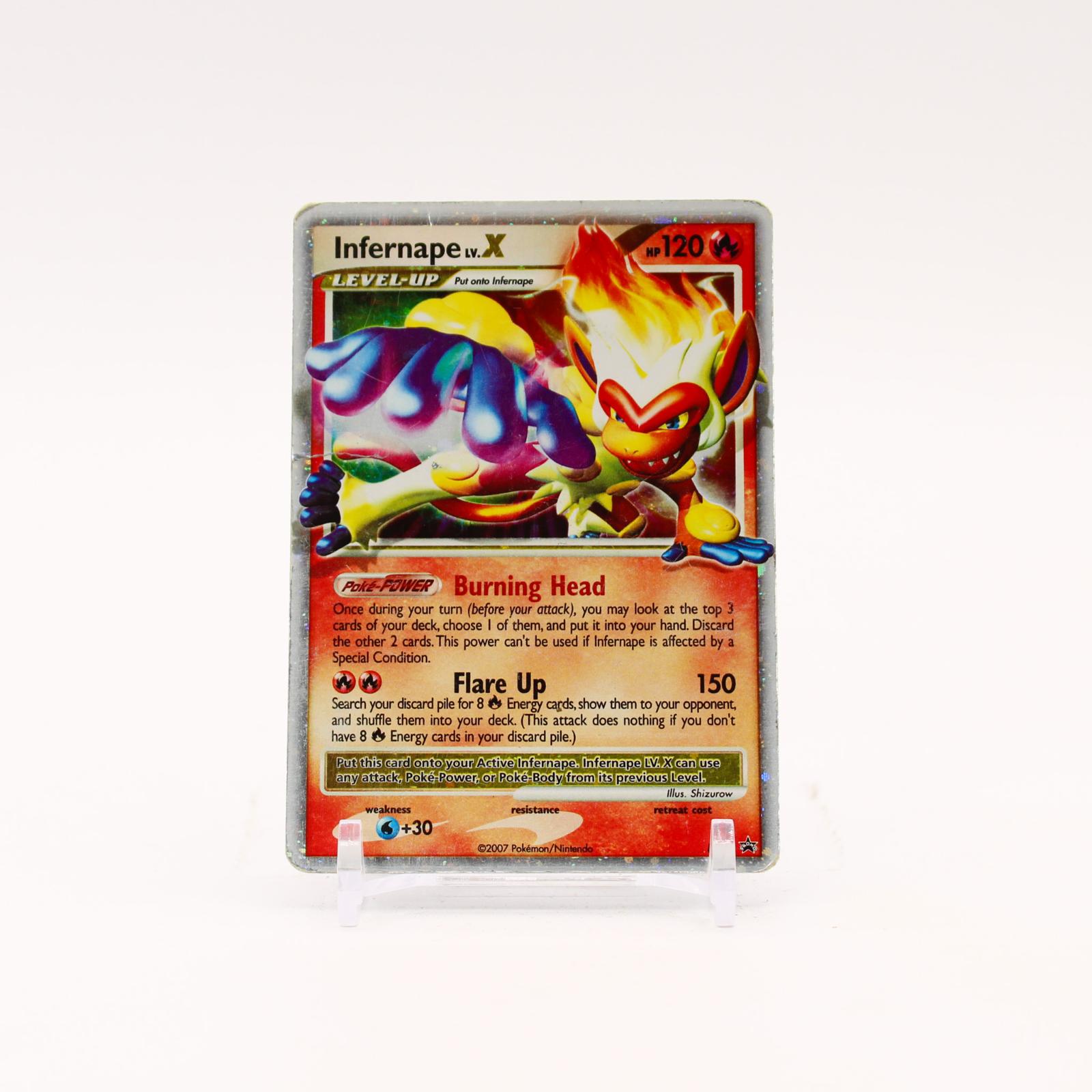 Infernape LV.X - DP10 Diamond and Pearl Holo Promo Pokemon - DMG