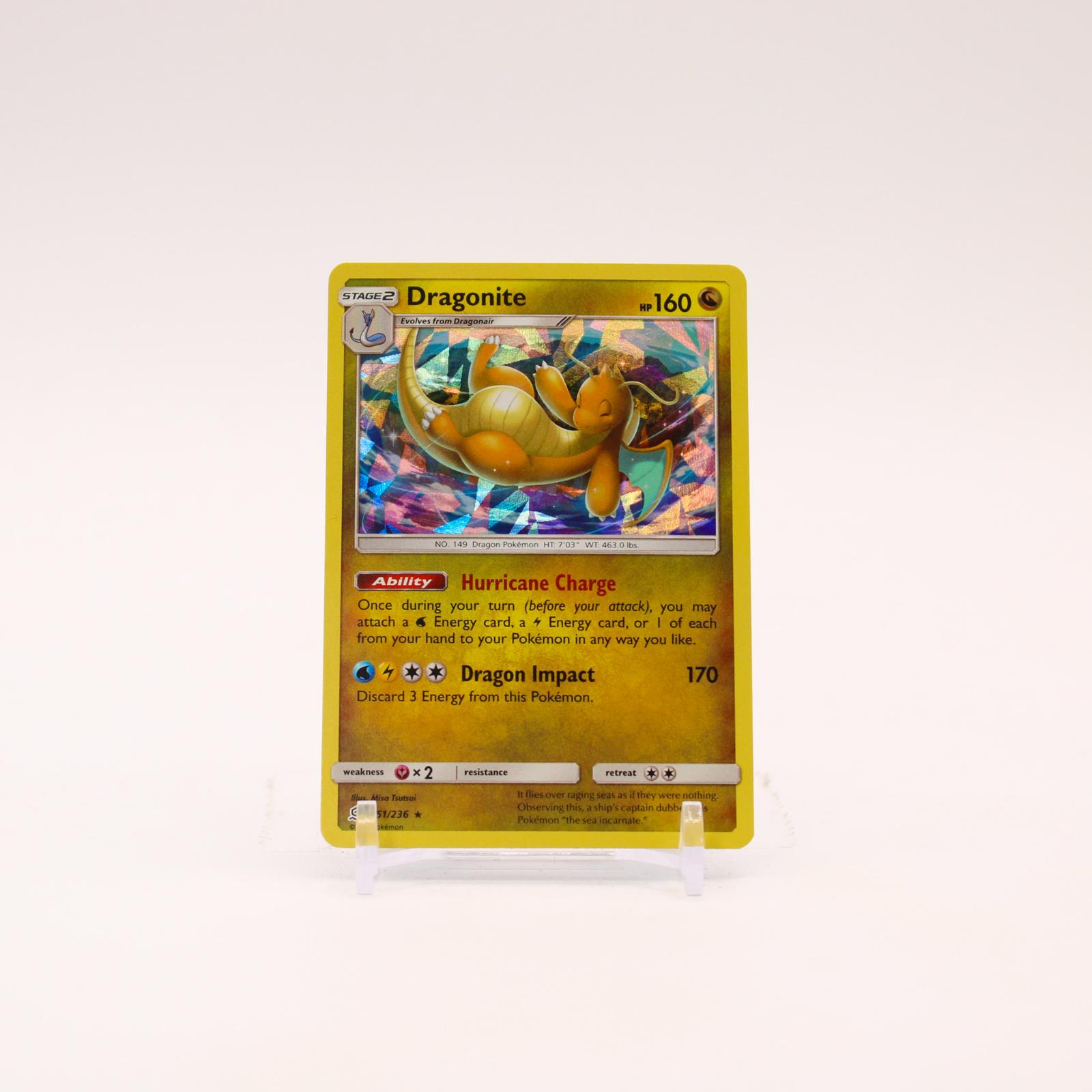 Dragonite - 151/236 Cracked Ice Holo Promo Pokemon - NM