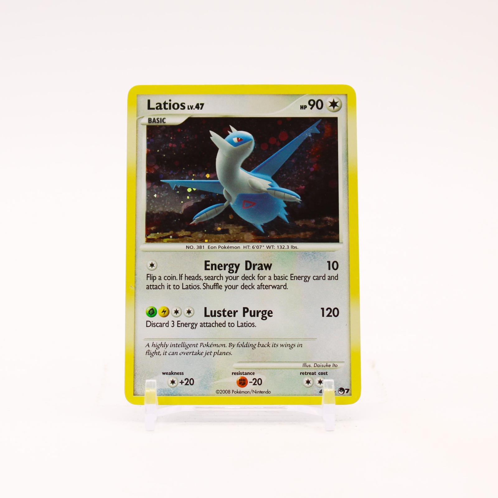 Latios - 4/17 POP Series 7 Holo Rare Pokemon - LP/MP