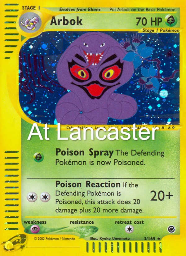 Arbok - 3/165 Expedition Base Set Holo Rare Pokemon - HP (Lanc)