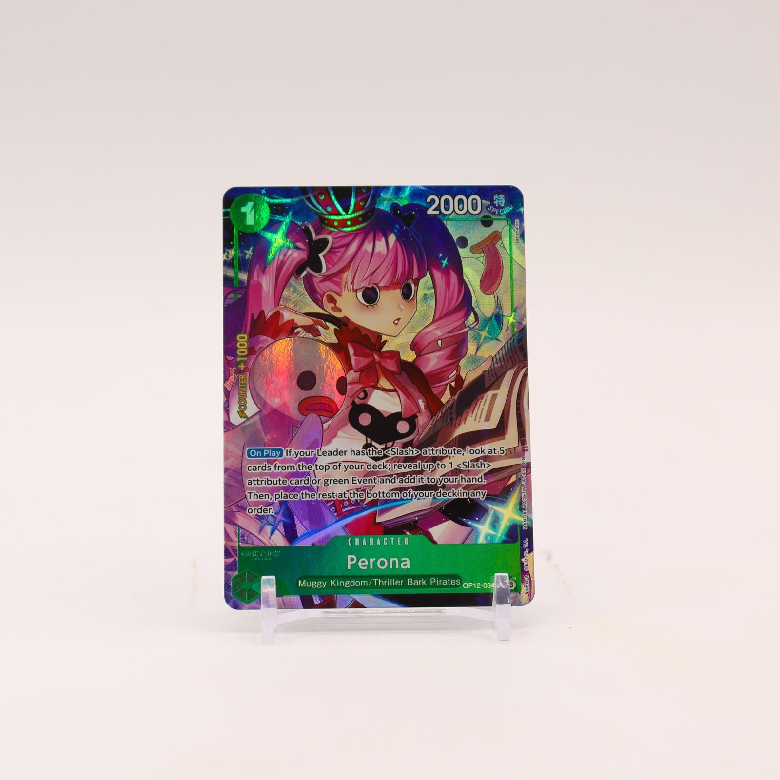 Perona Alternate Art - OP12-034 Legacy of the Master Foil SR One Piece - NM/MINT