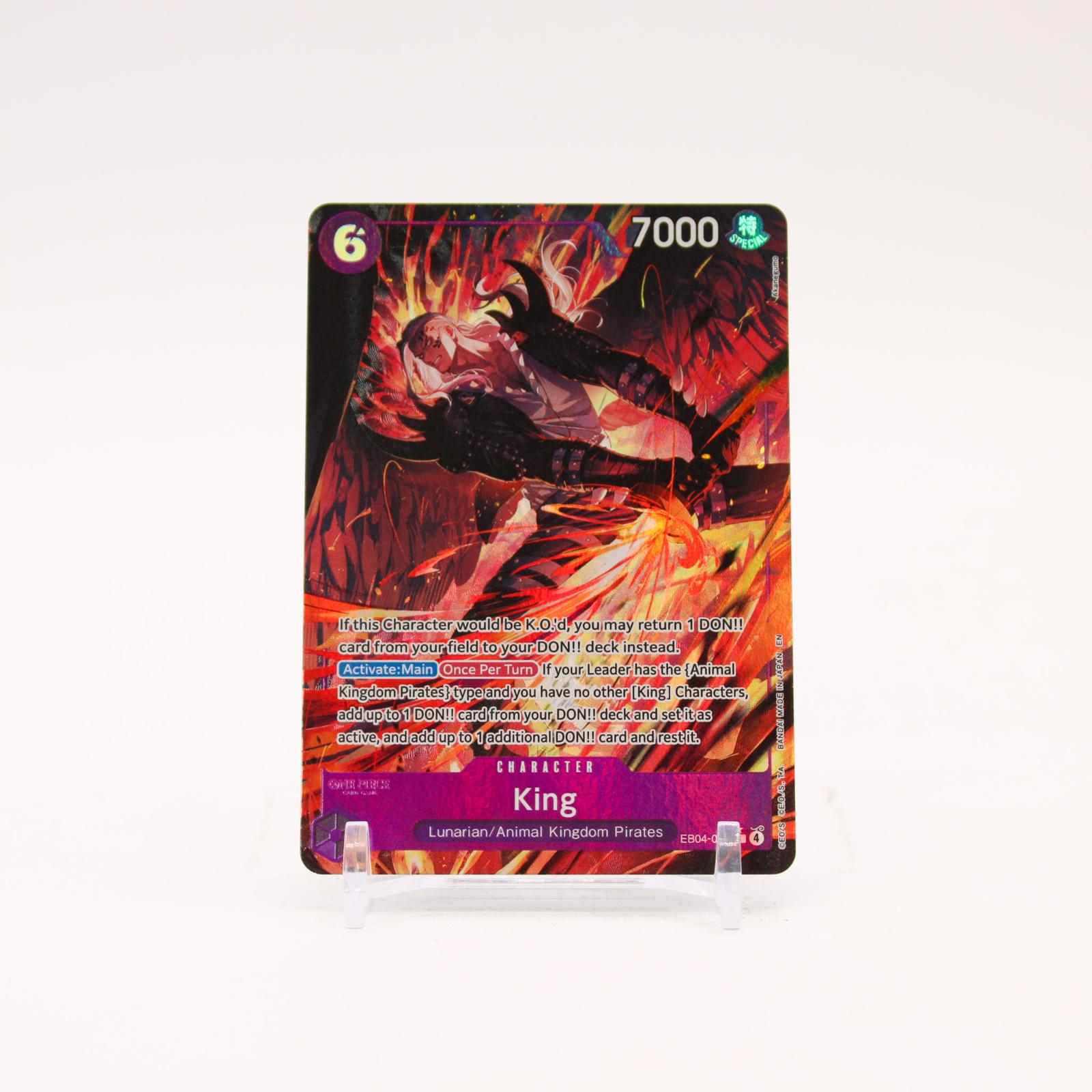 King Alternate Art - EB04-031 The Azure Sea's Seven Foil R One Piece - NM/MINT