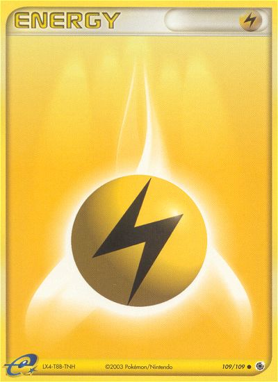 Lightning Energy - 109/109 Ruby & Sapphire Common Pokemon - NM
