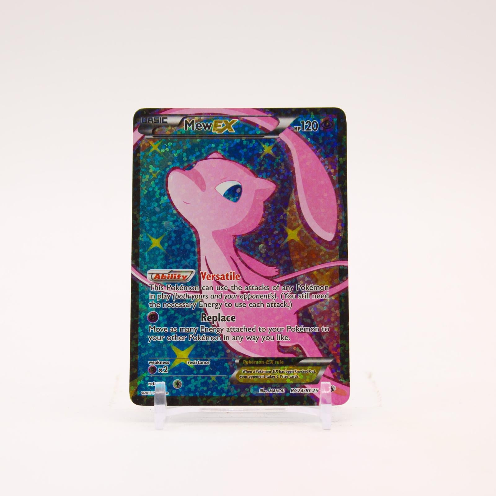 Mew EX - RC24/RC25 Legendary Treasures Radiant Collection Holo Pokemon - MP/HP