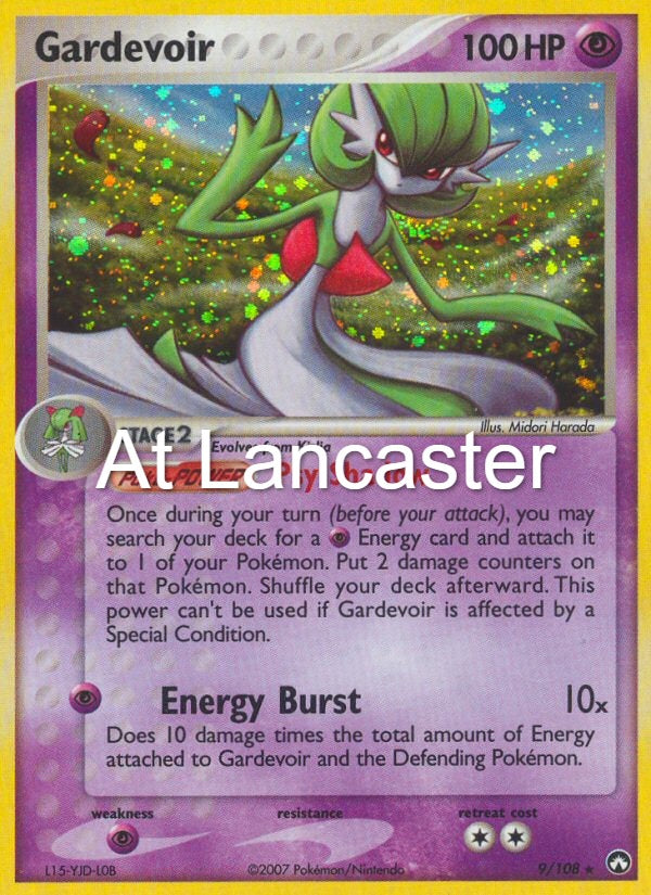 Gardevoir - 9/108 Power Keepers Rare Pokemon - NM/LP (Lanc)