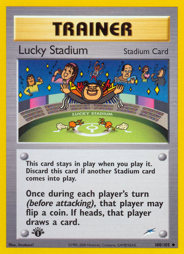 Lucky Stadium - 100/105 Neo Destiny Uncommon Unlimited Pokemon - NM