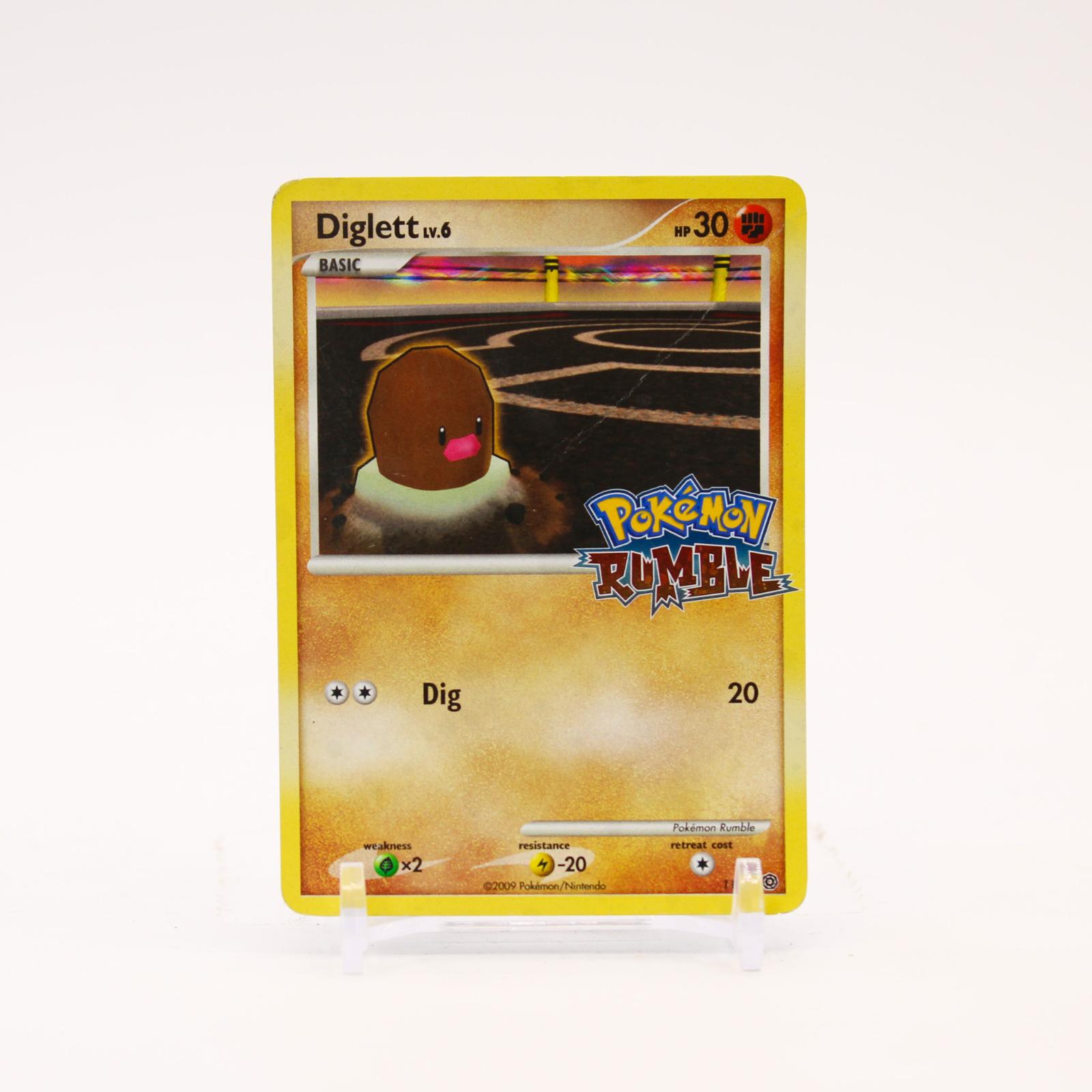 Diglett - 11/16 Pokemon Rumble Pokemon - DMG