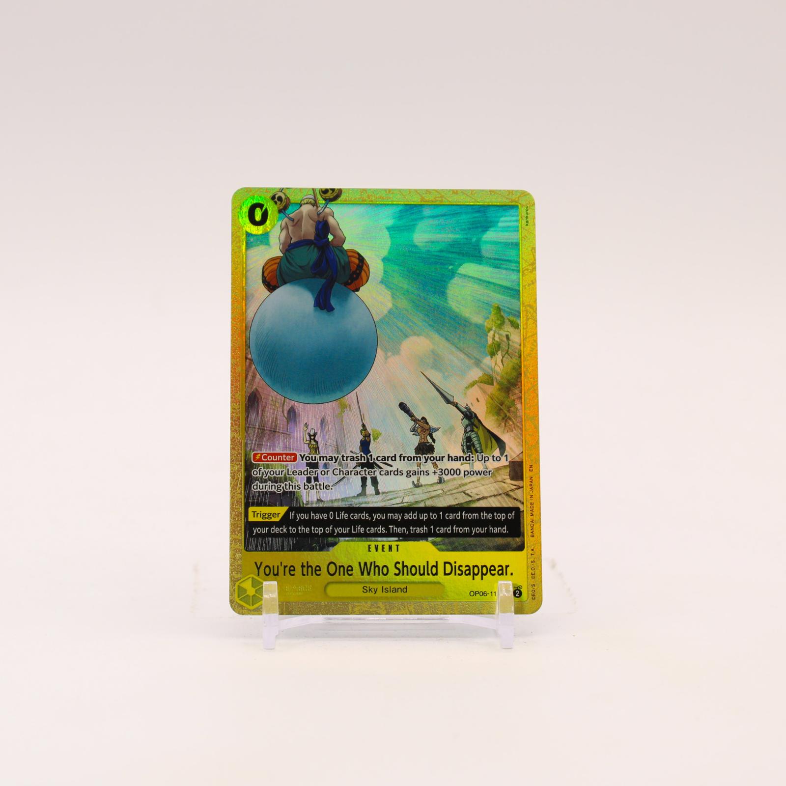 You're the One Who Should Disappear Alternate Art - OP06-115 Premium Booster The Best Vol. 2 R One Piece - NM