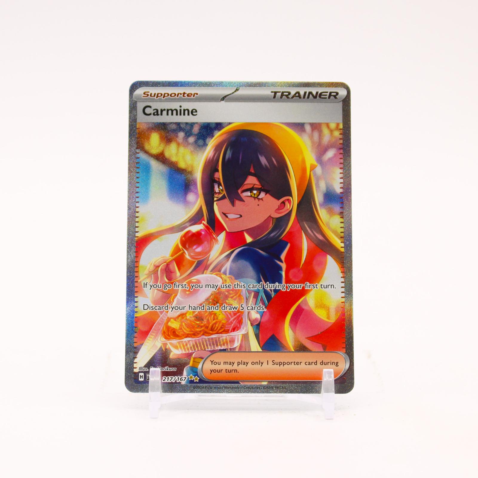 Carmine - 217/167 Twilight Masquerade Holo Special Illustration Trainer - NM