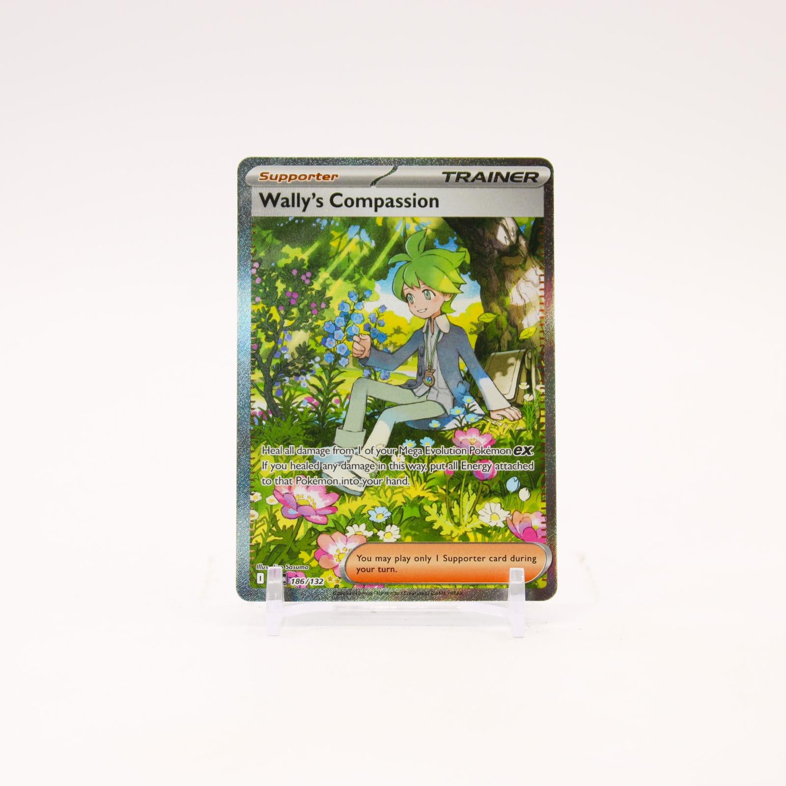 Wally's Compassion - 186/132 Mega Evolution Special Illustration Trainer - NM