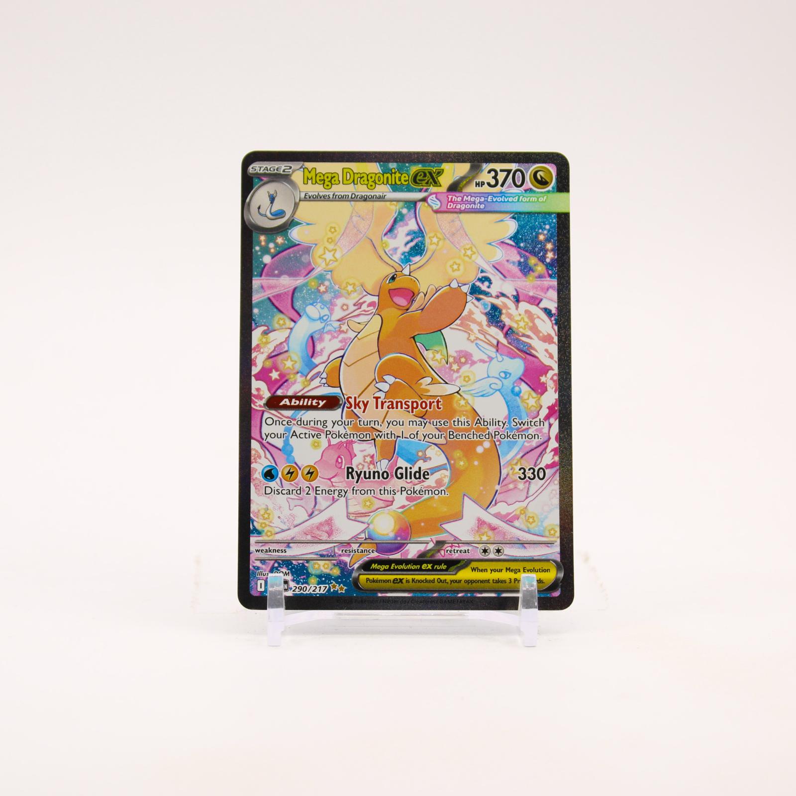 Mega Dragonite ex - 290/217 Ascended Heroes Special Illustration Pokemon - NM