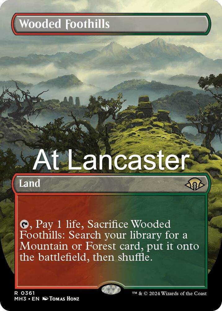 Wooded Foothills (Borderless) - 361 Modern Horizons 3 Rare Magic: The Gathering - NM (Lanc)