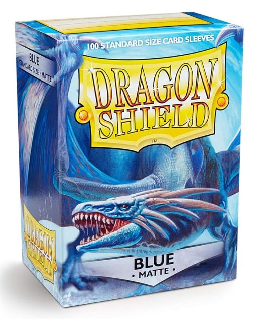 Dragon Shield Standard Card Sleeves - Matte Blue NON-GLARE (100 count)