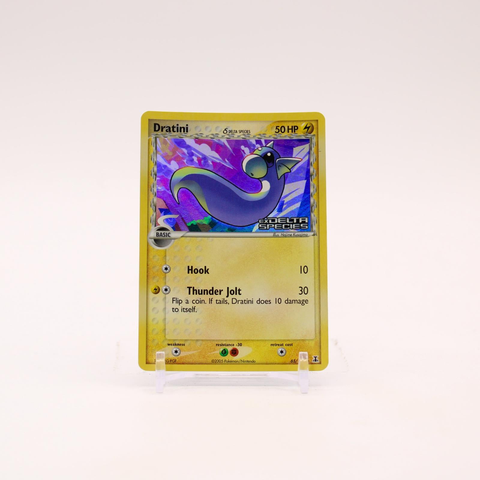 Dratini - 65/113 Delta Species Reverse Holo Common Pokemon - MP