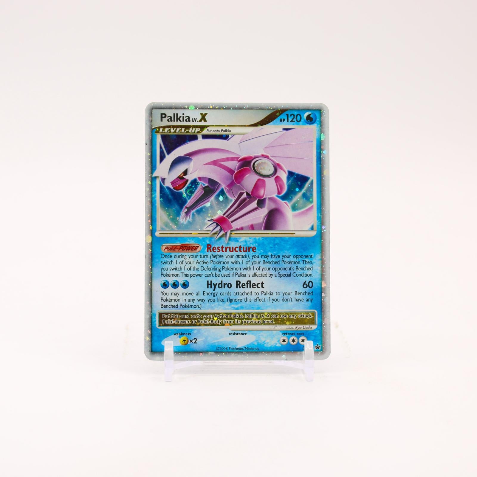 Palkia LV.X - DP18 Diamond and Pearl Holo Promo SWIRL Pokemon - MP