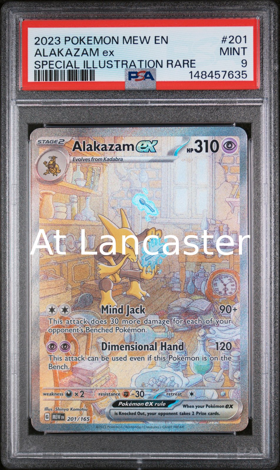Alakazam EX - 201/165 PSA 9 151 Special Illustration Rare Pokemon (Lanc)