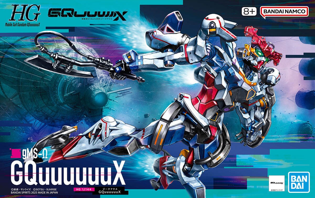 Gunpla Model Kit 1/144 Bandai - HGGQ GQuuuuuuX 1
