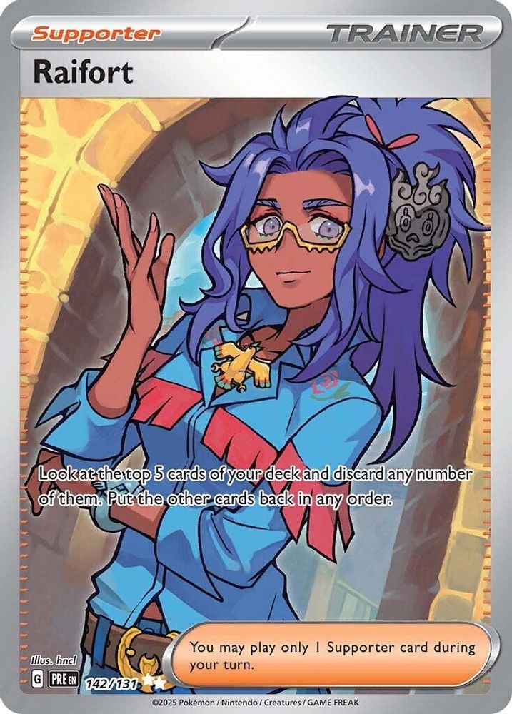 Raifort - 142/131 Prismatic Evolutions Ultra Rare Holo Pokemon - NM