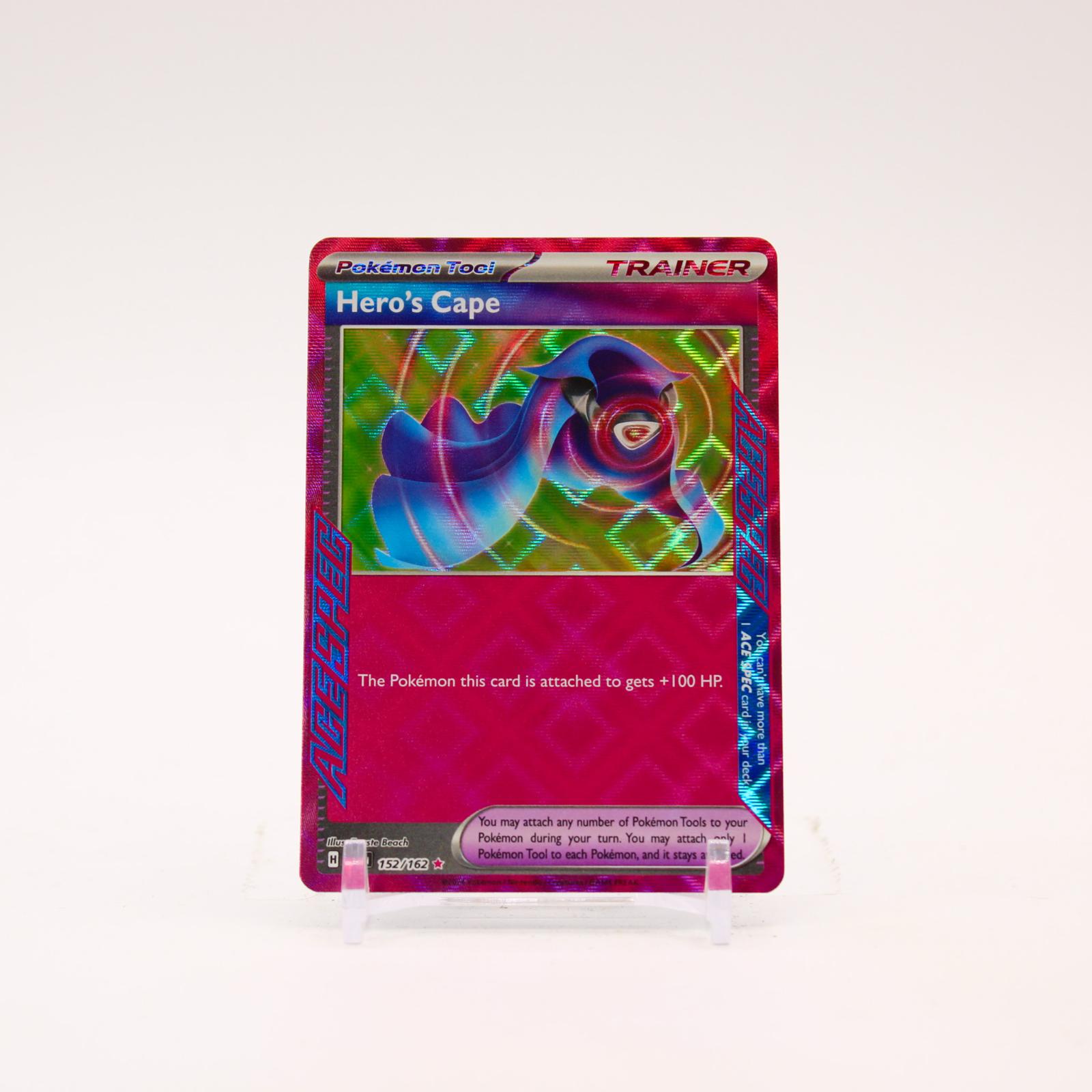 Hero's Cape - 152/162 Temporal Forces Holo ACE SPEC Trainer - NM