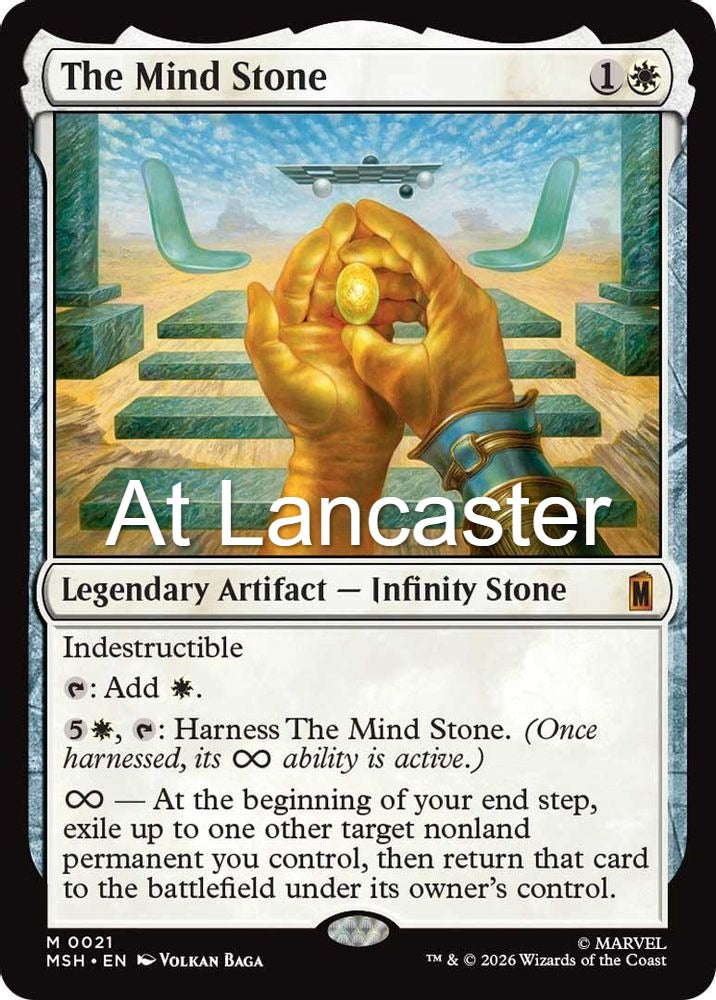 The Mind Stone - 21 Marvel Super Heroes Mythic Magic: The Gathering - NM (Lanc)