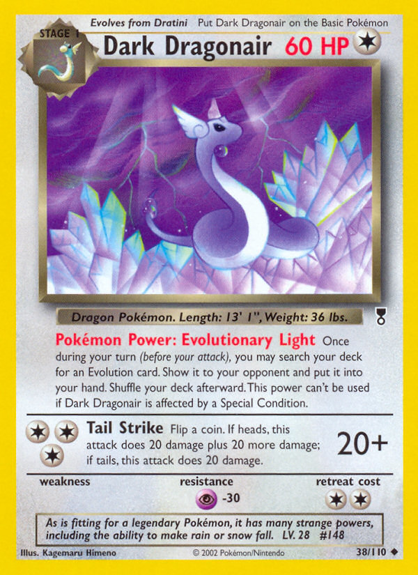 Dark Dragonair - 38/110 Legendary Collection Uncommon Pokemon - NM