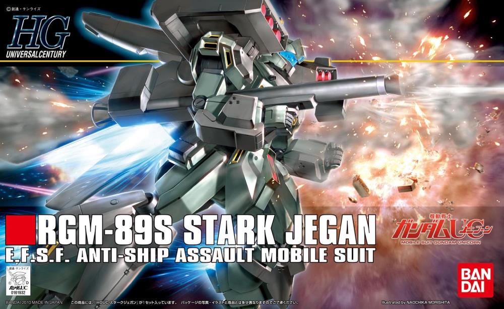 Gunpla Model Kit 1/144 Bandai - HGUC Gundam RGM-89S Star Jegan 104