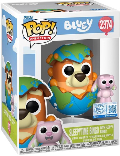 Funko Pop - Bluey Vinyl Figure - Sleepytime Bingo with Floppy Bunny 2374