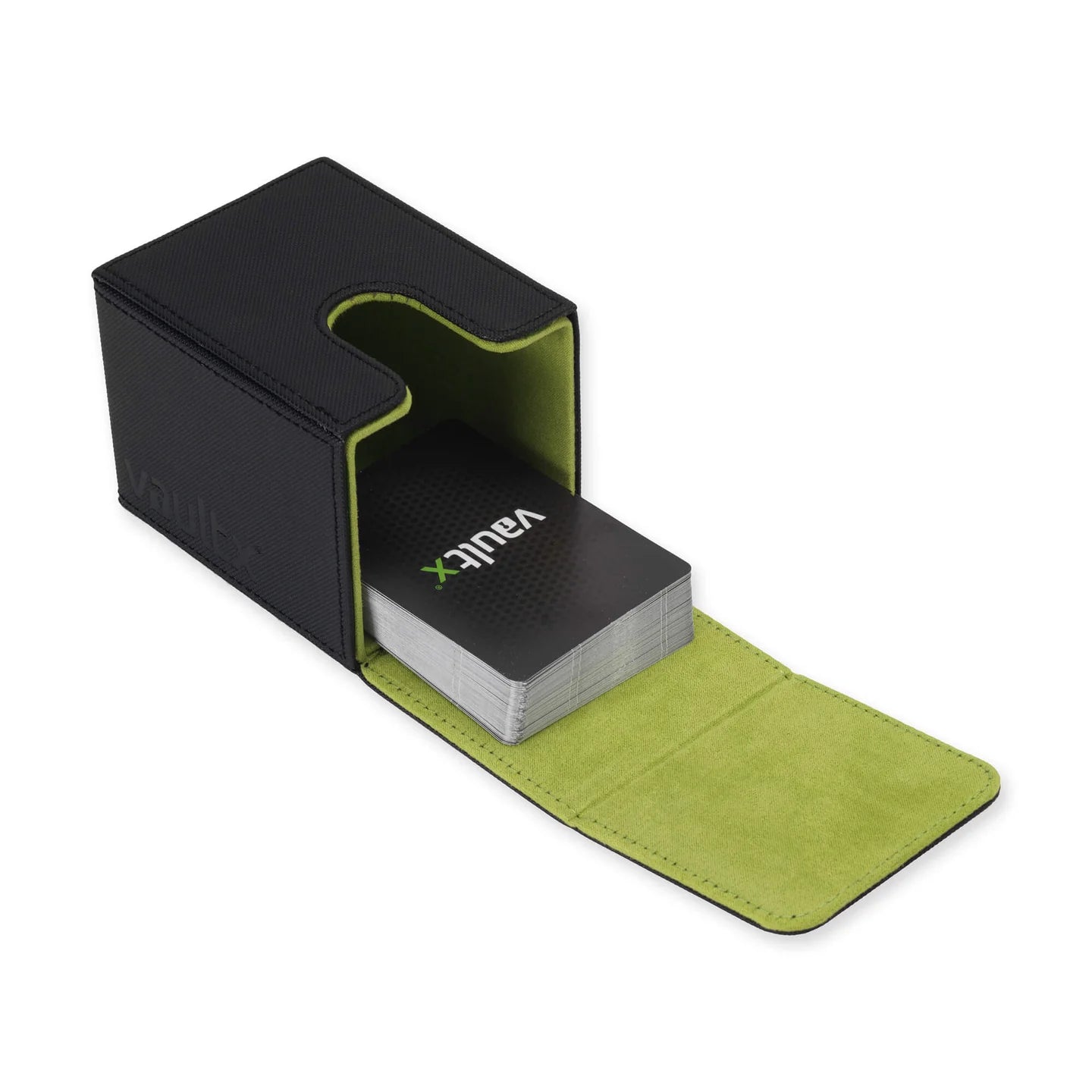 Deck Box - VaultX Top Loading Deck Box 80+ - Black/ Electric Green