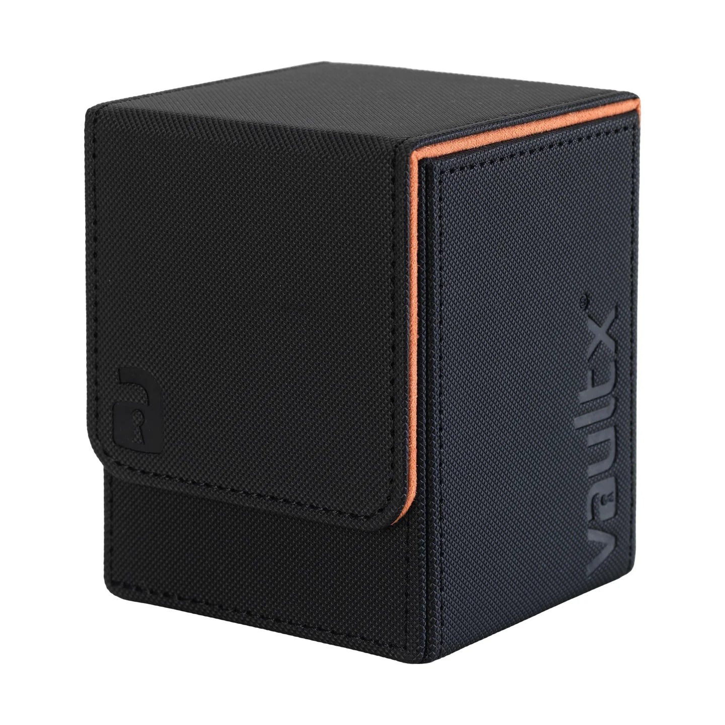 Deck Box - VaultX Top Loading Deck Box 80+ - Black/ Electric Orange