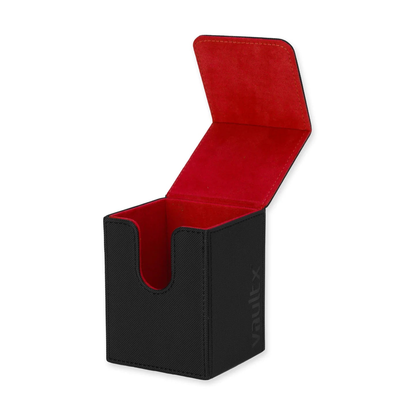 Deck Box - VaultX Top Loading Deck Box 80+ - Black/ Electric Red