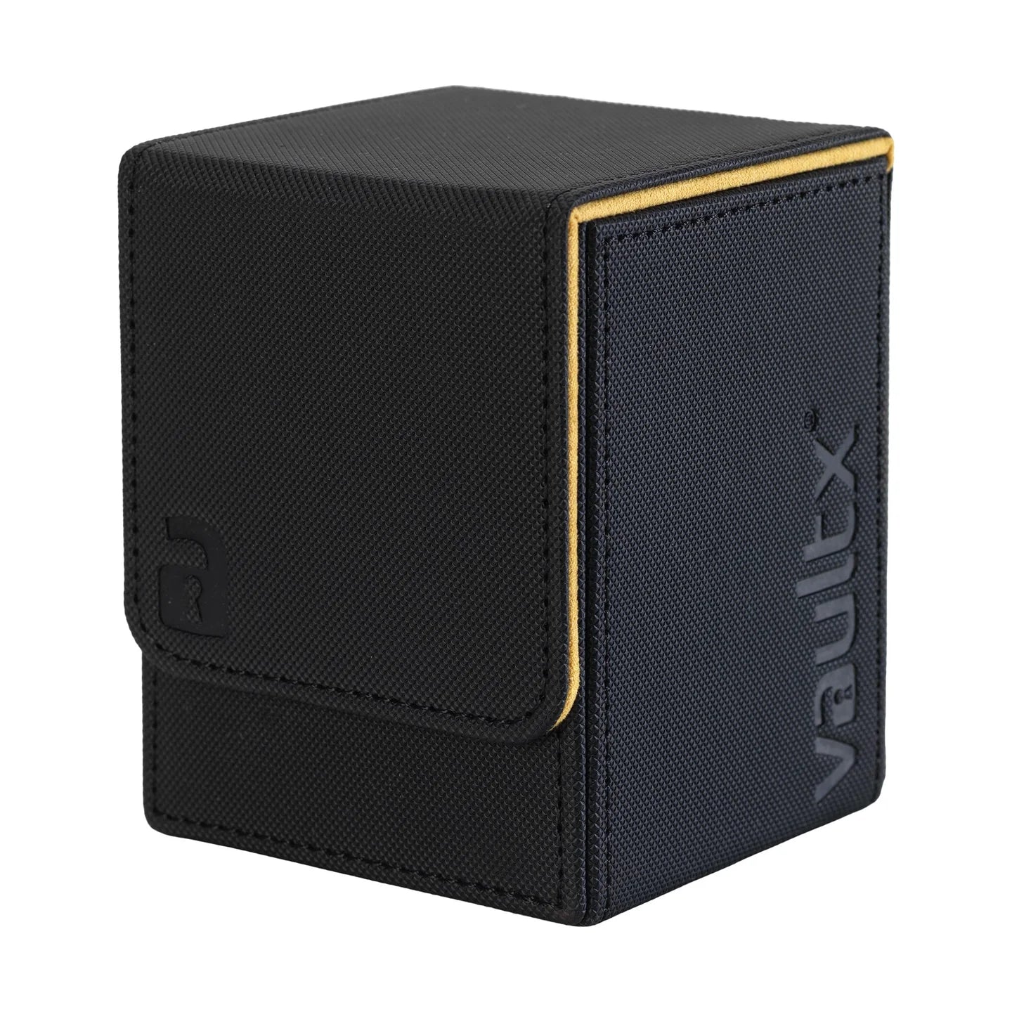 Deck Box - VaultX Top Loading Deck Box 80+ - Black/ Electric Yellow