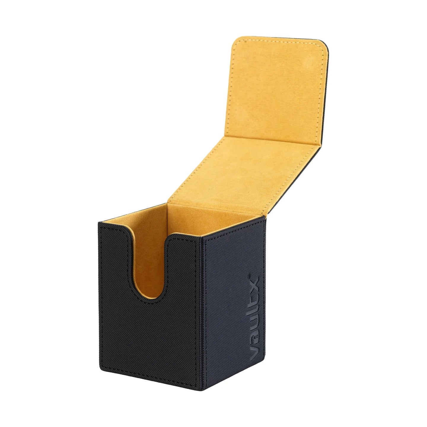 Deck Box - VaultX Top Loading Deck Box 80+ - Black/ Electric Yellow