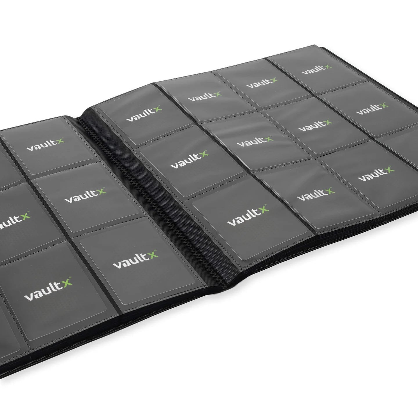 VaultX Strap Binder - Standard 12 Pocket Side Loading - Black