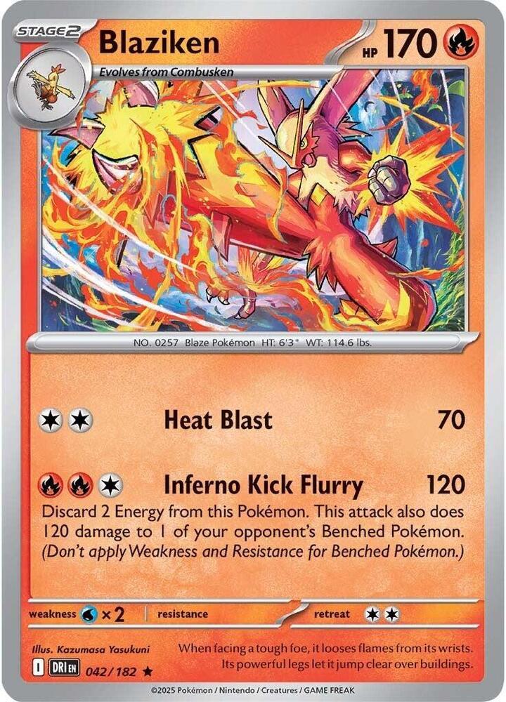 Blaziken - 042/182 Cosmos Holo Promo Pokemon - NM/MINT