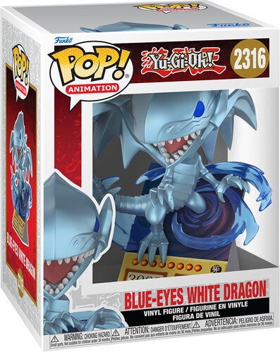 Funko POP - YuGiOh Vinyl Figure - Blue-Eyes White Dragon 2316