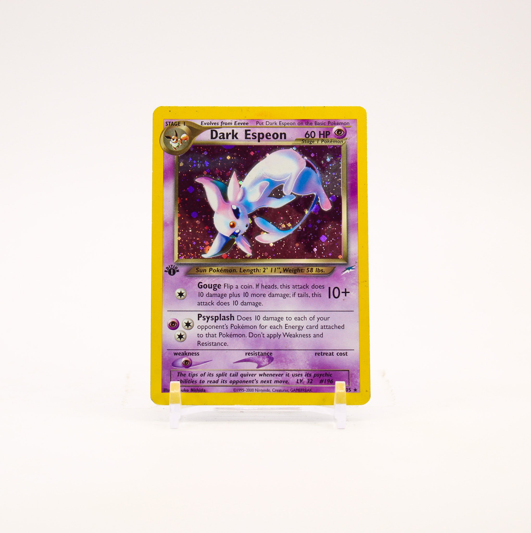 Dark Espeon - 4/105 Neo Destiny 1st Edition Holo Rare Pokemon - HP