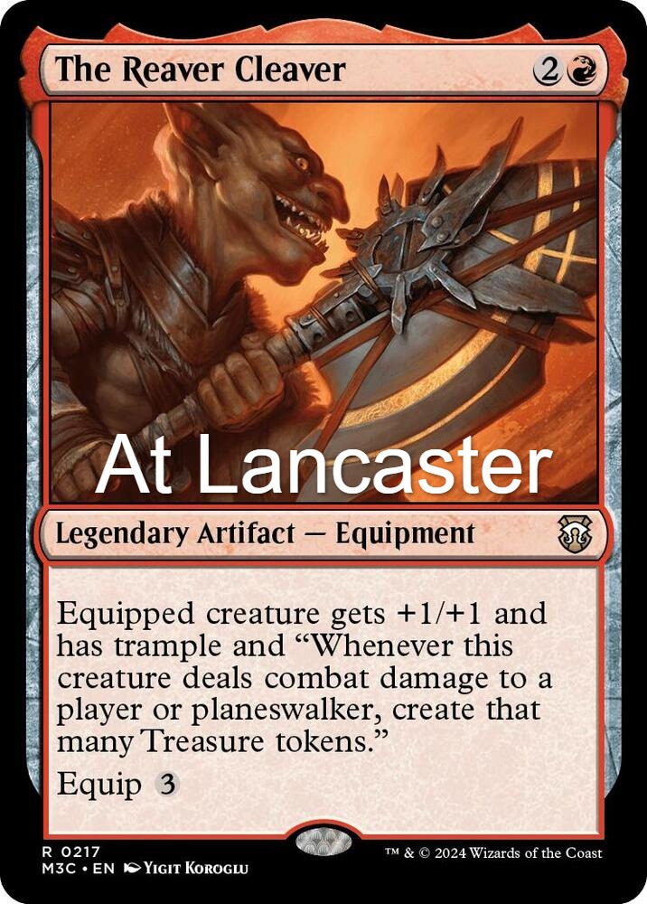 The Reaver Cleaver - 217 Commander: Modern Horizons 3 Rare Magic: The Gathering - NM (Lanc)