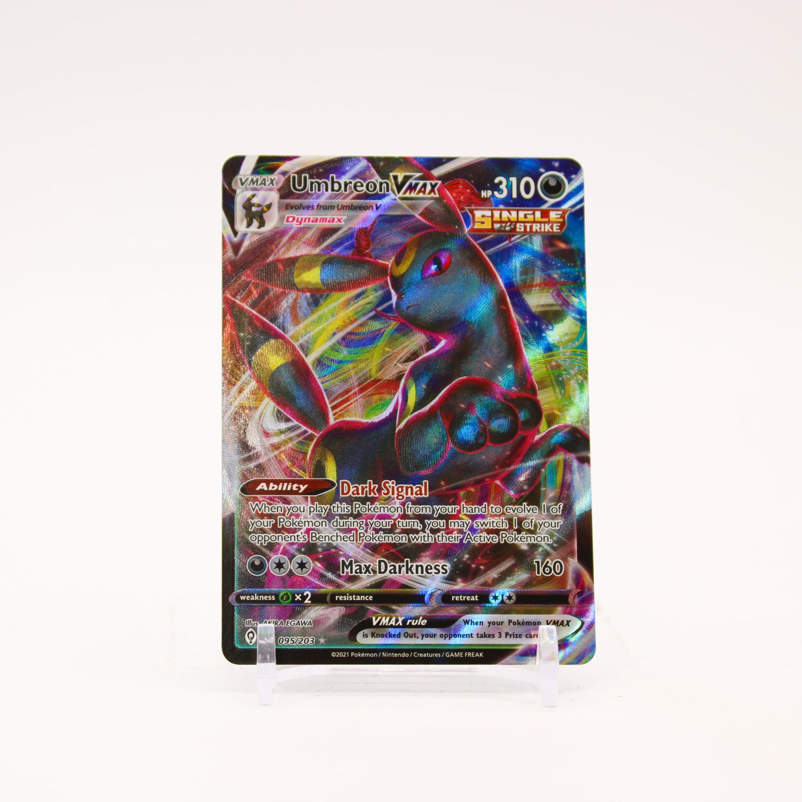Umbreon VMAX - 095/203 Evolving Skies Holo Ultra Rare Pokemon - NM