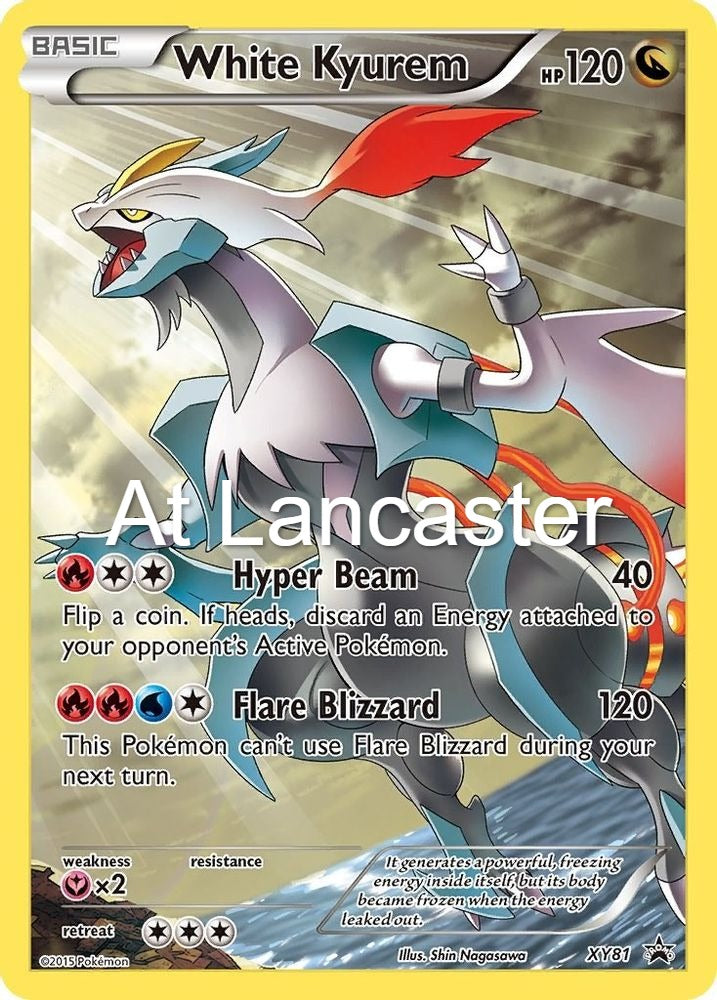 White Kyurem (Full Art Promo) - XY81 XY Promo Promo Pokemon - MP (Lanc)