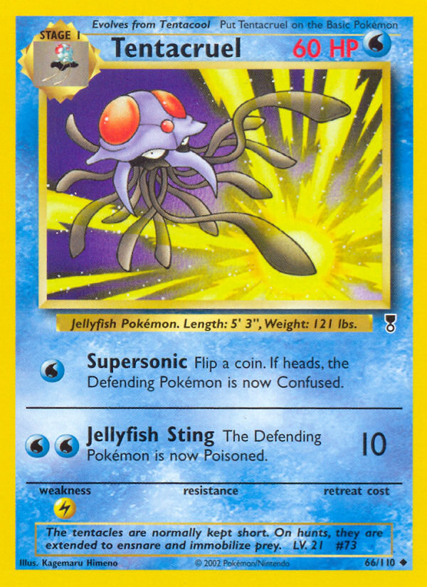 Tentacruel - 66/110 Legendary Collection Uncommon Pokemon - NM