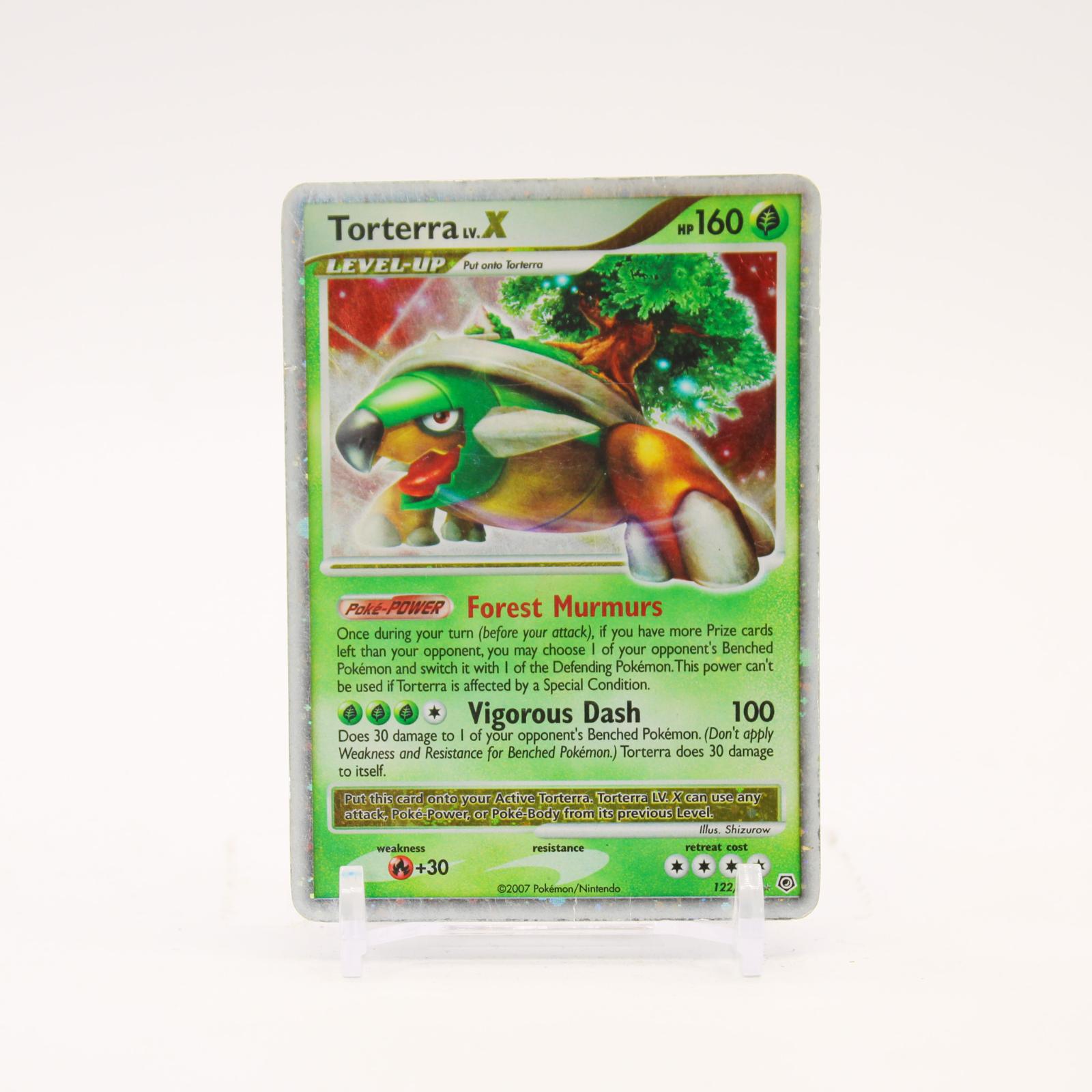 Torterra LV.X - 122/130 Diamond & Pearl Holo Ultra Rare Pokemon - DMG