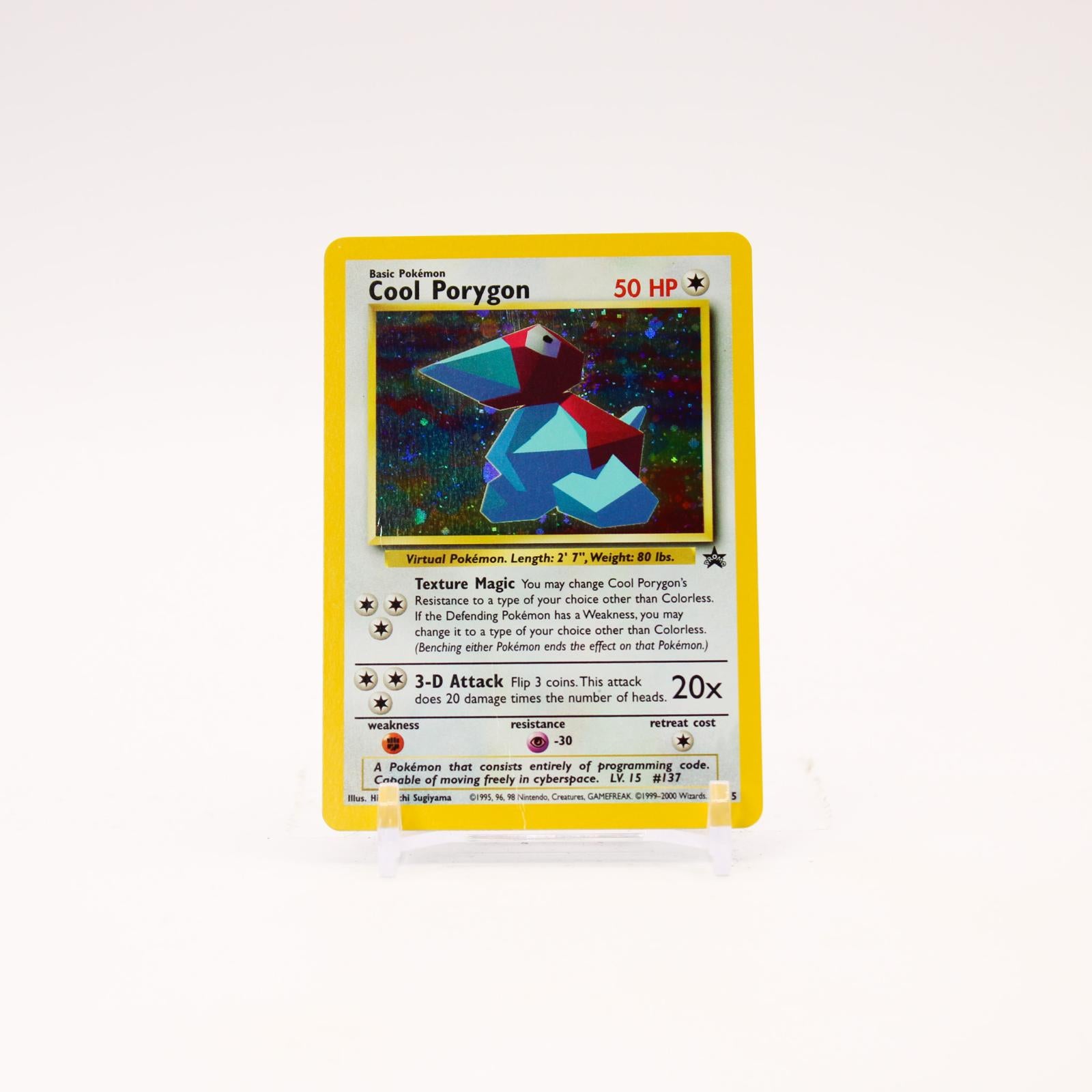 Cool Porygon - 15 Wizards Black Star Holo Promo Pokemon - HP