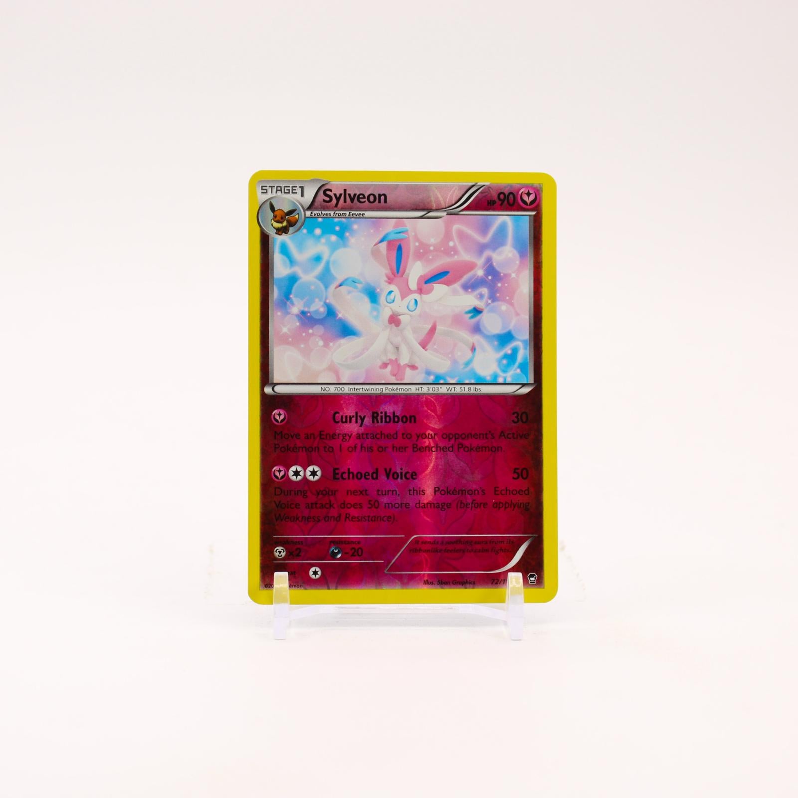 Sylveon - 72/111 Furious Fists Reverse Holo Rare Pokemon - NM/LP