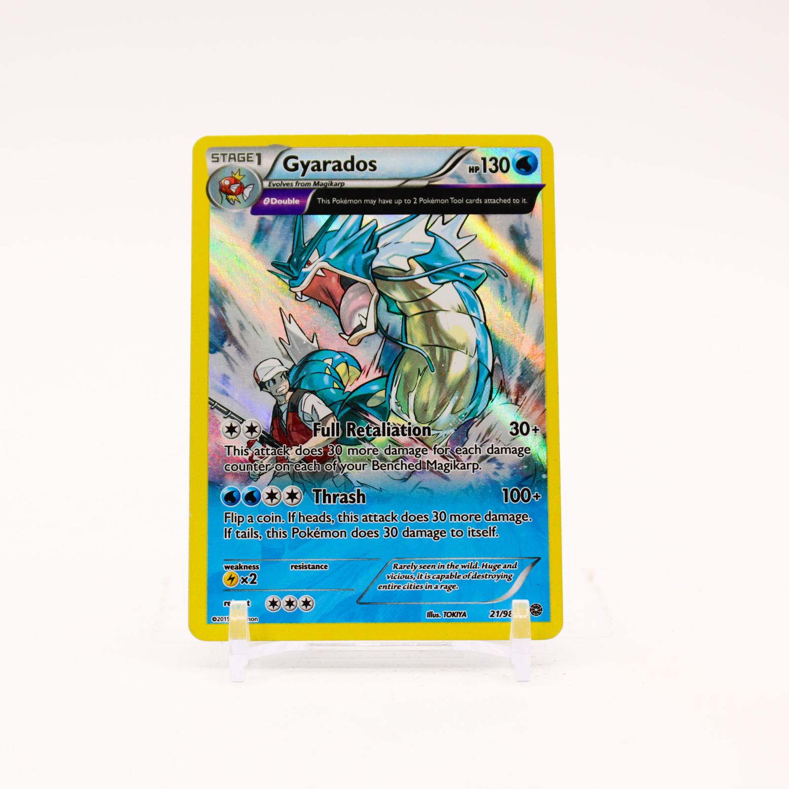 Gyarados - 21/98 Ancient Origins Holo Rare Pokemon - MP