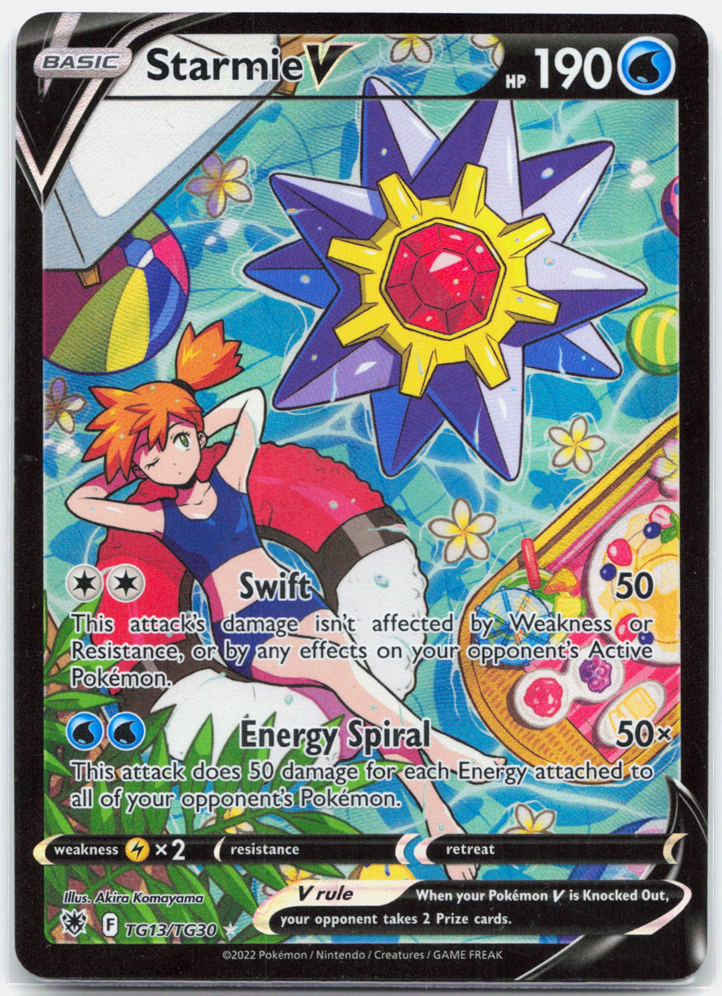 Starmie V - TG13/TG30 Astral Radiance Trainer Gallery Pokemon - LP