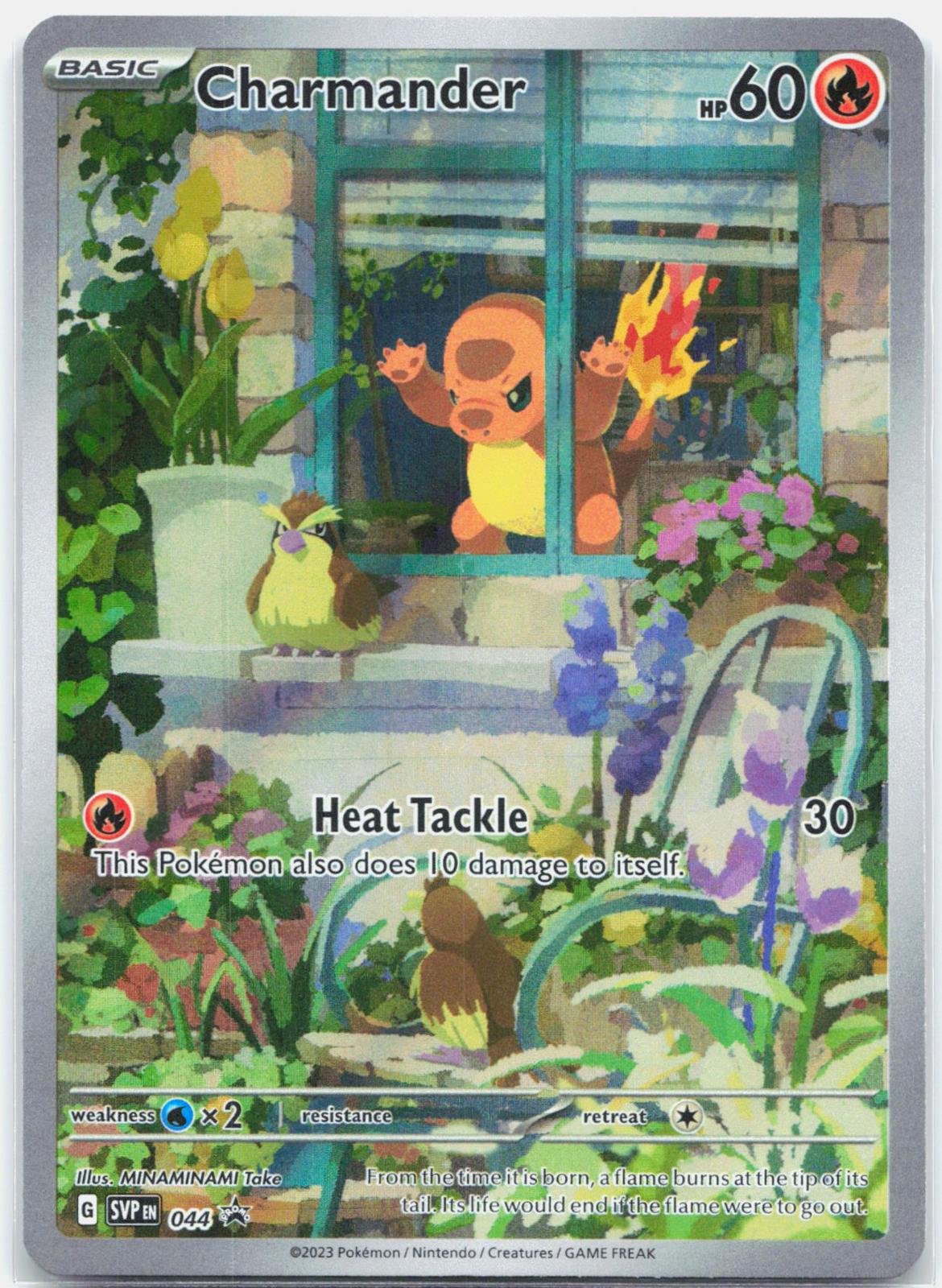Charmander - SVP044 Scarlet & Violet Illustration Promo Pokemon - NM/LP