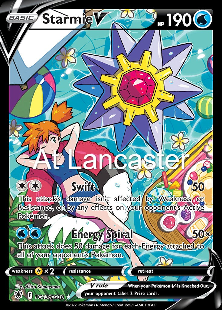 Starmie V - TG13/TG30 Astral Radiance Trainer Gallery Ultra Rare Pokemon - NM (Lanc)